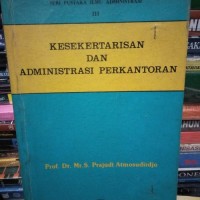 Kesekretarisan dan administrasi perkantoran