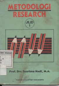 Metodologi research jilid 3