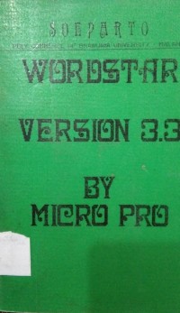 Wordstar version 3.3 by micro pro