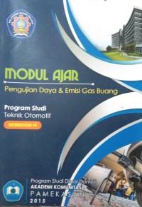 Modul ajar pengujian daya dan emisi gas buang